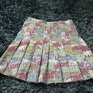 Graffiti skirt